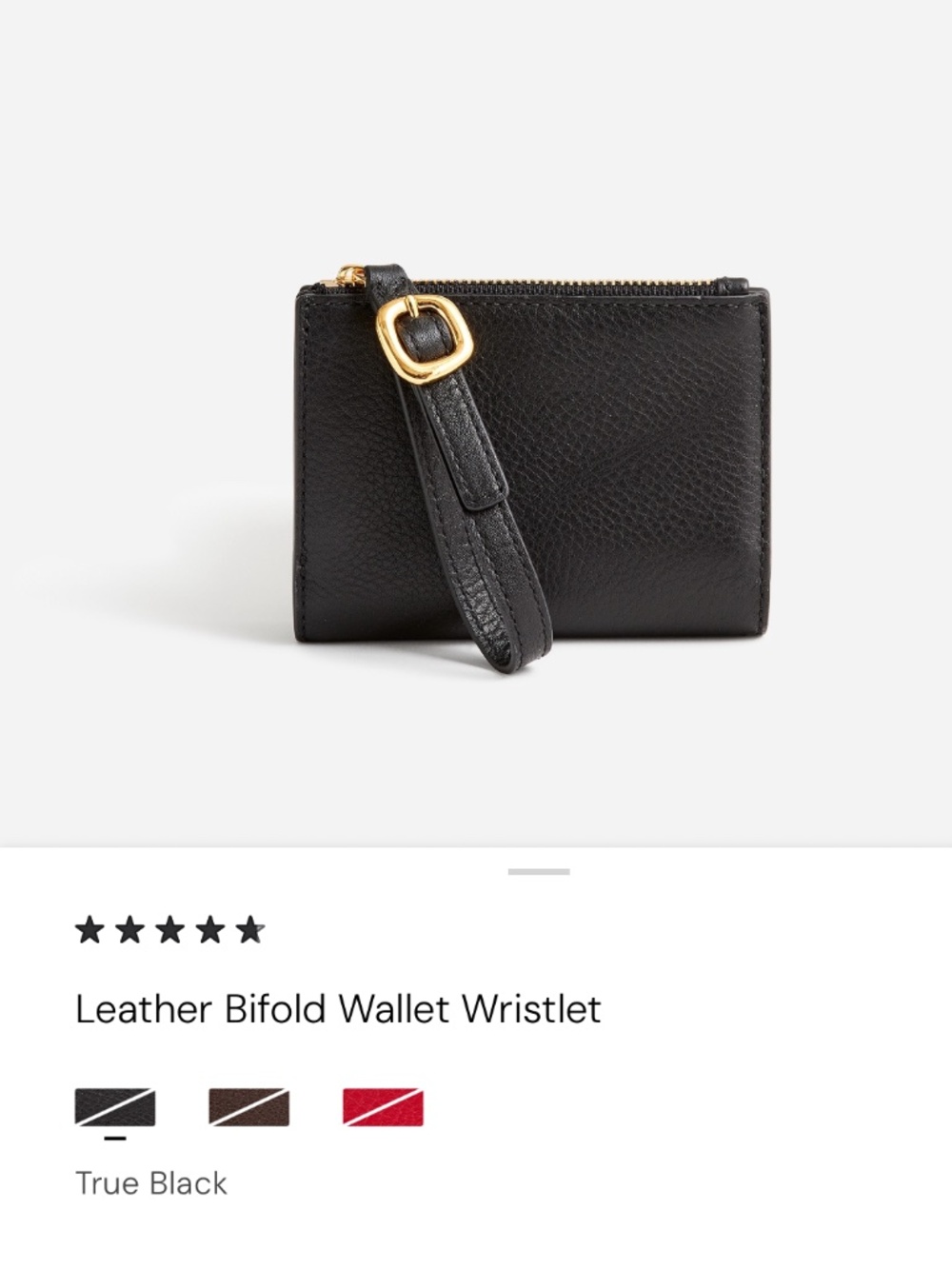 Madewell leather wallet